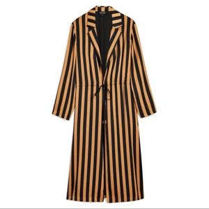 Topshop Stripe Duster Jacket